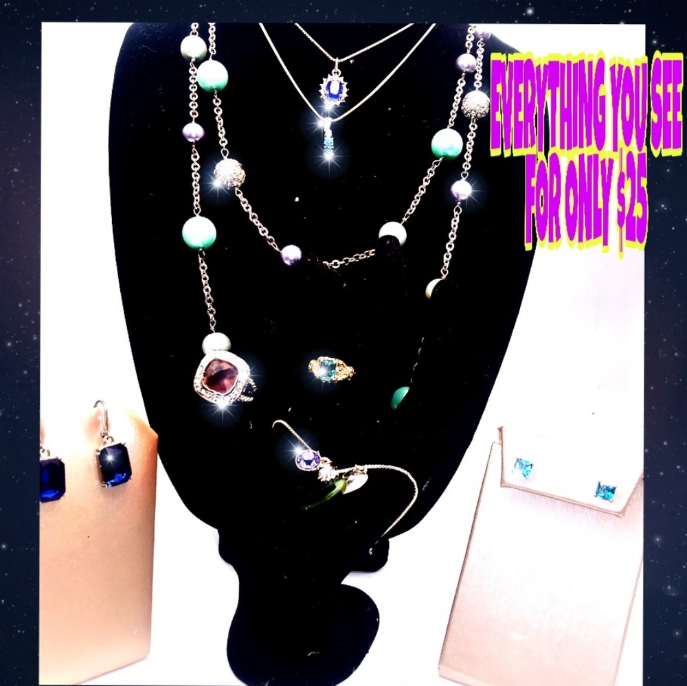 925 and precious stone bundle!!